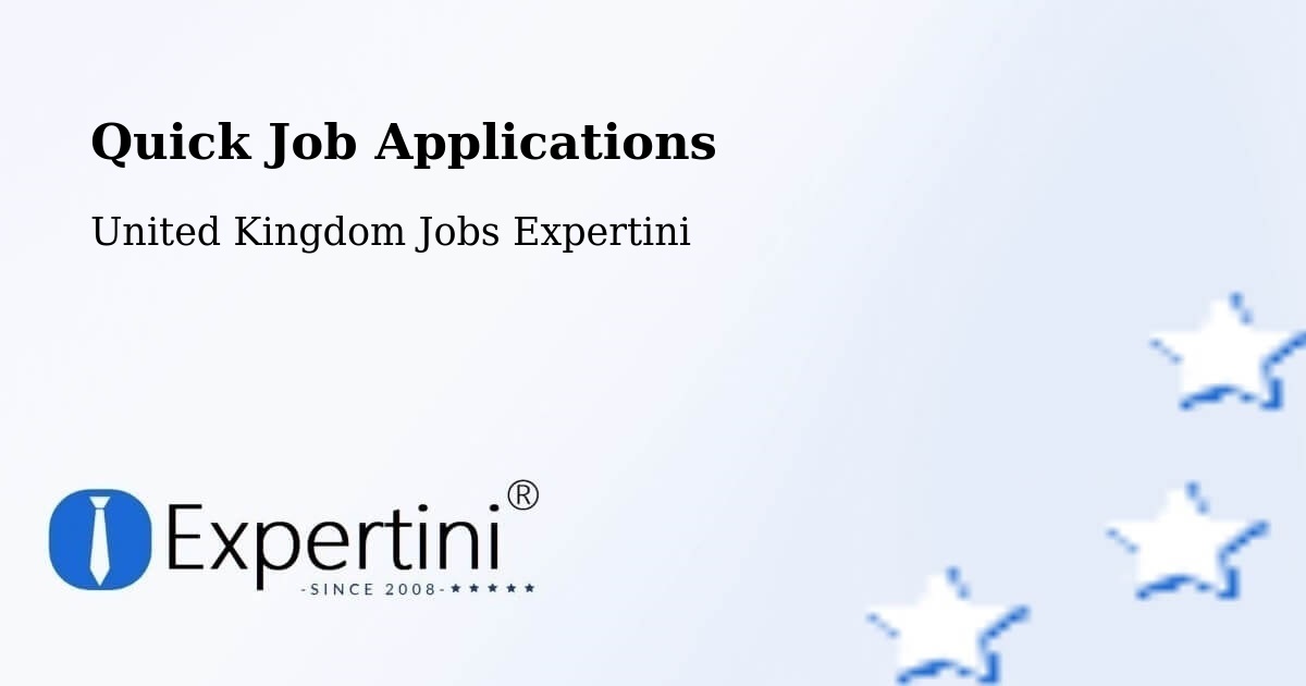 Quick Apply Feature – Chinley - United Kingdom Jobs Expertini